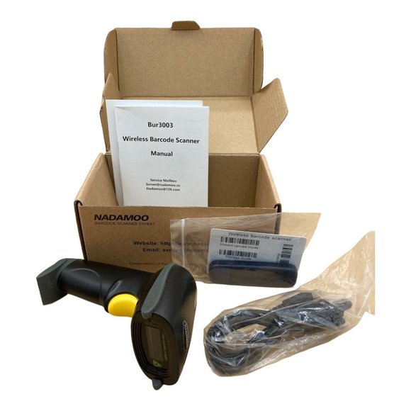 NADAMOO YHD-5100 BUR3003 433MHz Barcode Scanner NEW In Box - Picture 1 of 11